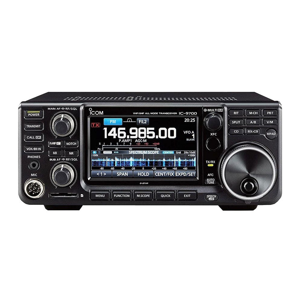 Icom IC-9700 100W, CE, 144/430/1200MHz Transceiver