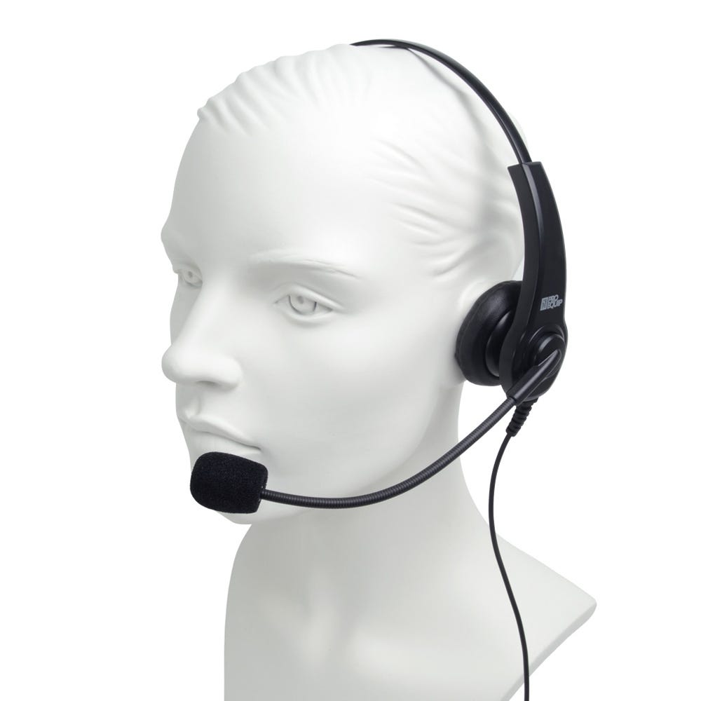 ProEquip PRO-P580LWO GP340 LättviktsHeadset, mikrofonbom, PTT på sladd