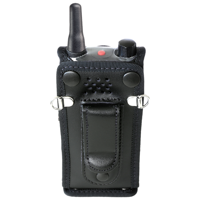 Sepura SC21 Lättviktsläderväska med bältesklips