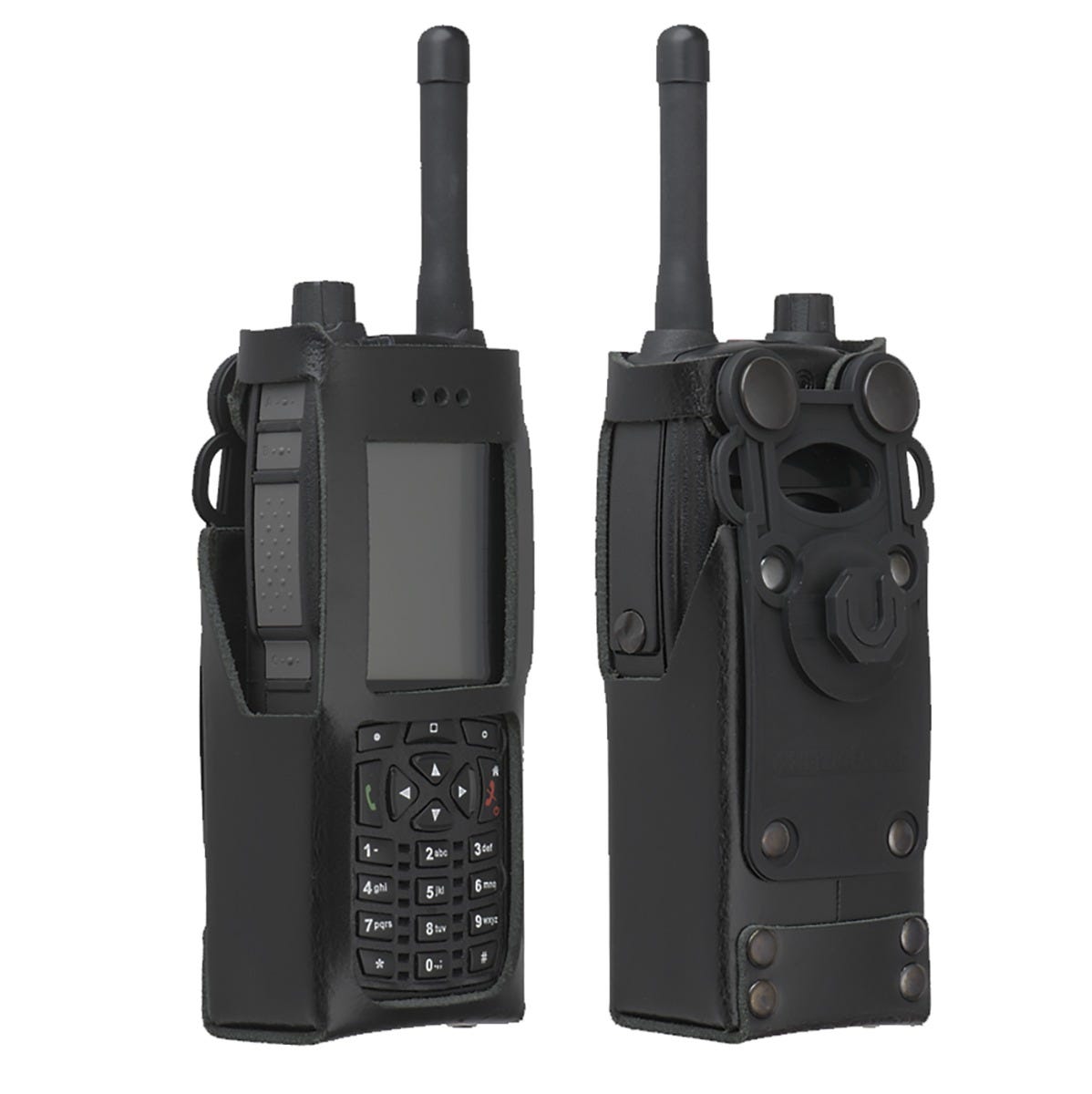 Peter Jones SC20 Läderväska, öppen för tangentbord och display