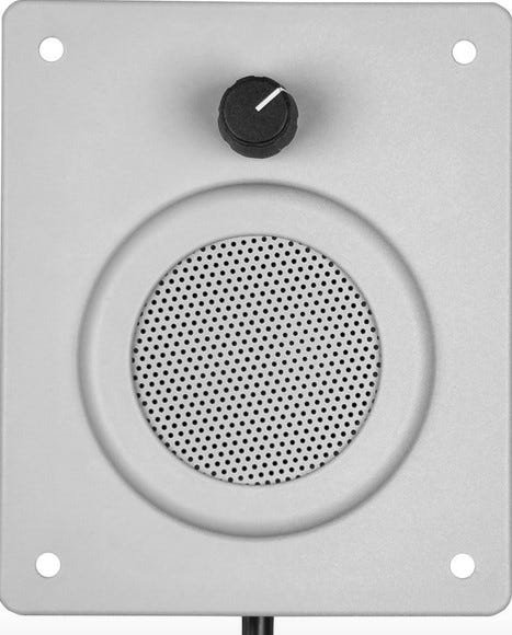 Pei Tel EL2 högtalare, 4 ohm, med 2m anslutningskabel (öppen ände)