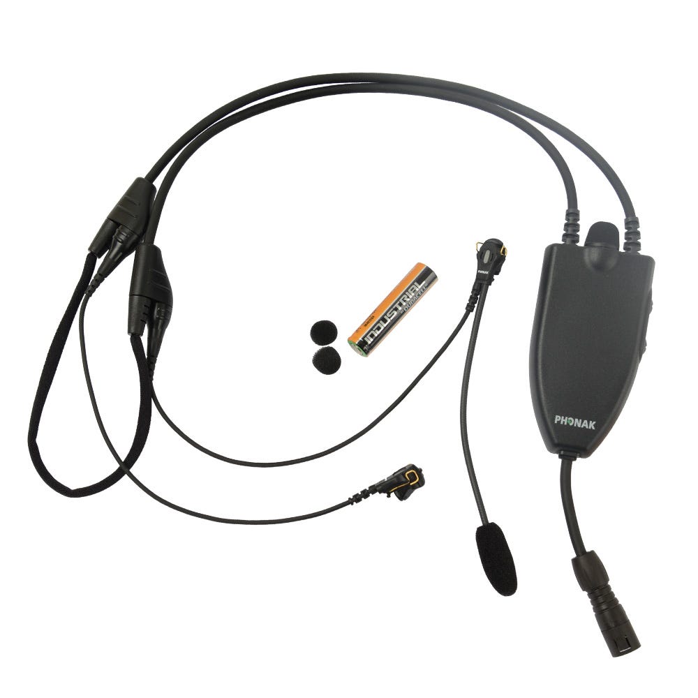 Phonak FreeCom IC-7000 MC Headset, binder, exkl. eShells/ansl.kabel