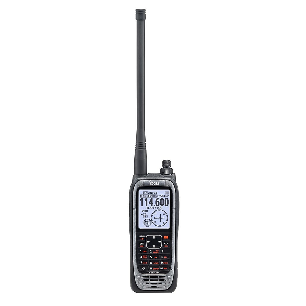 Icom IC-A25NE Bärbar Flygradio VHF, 6W, NAV+COM