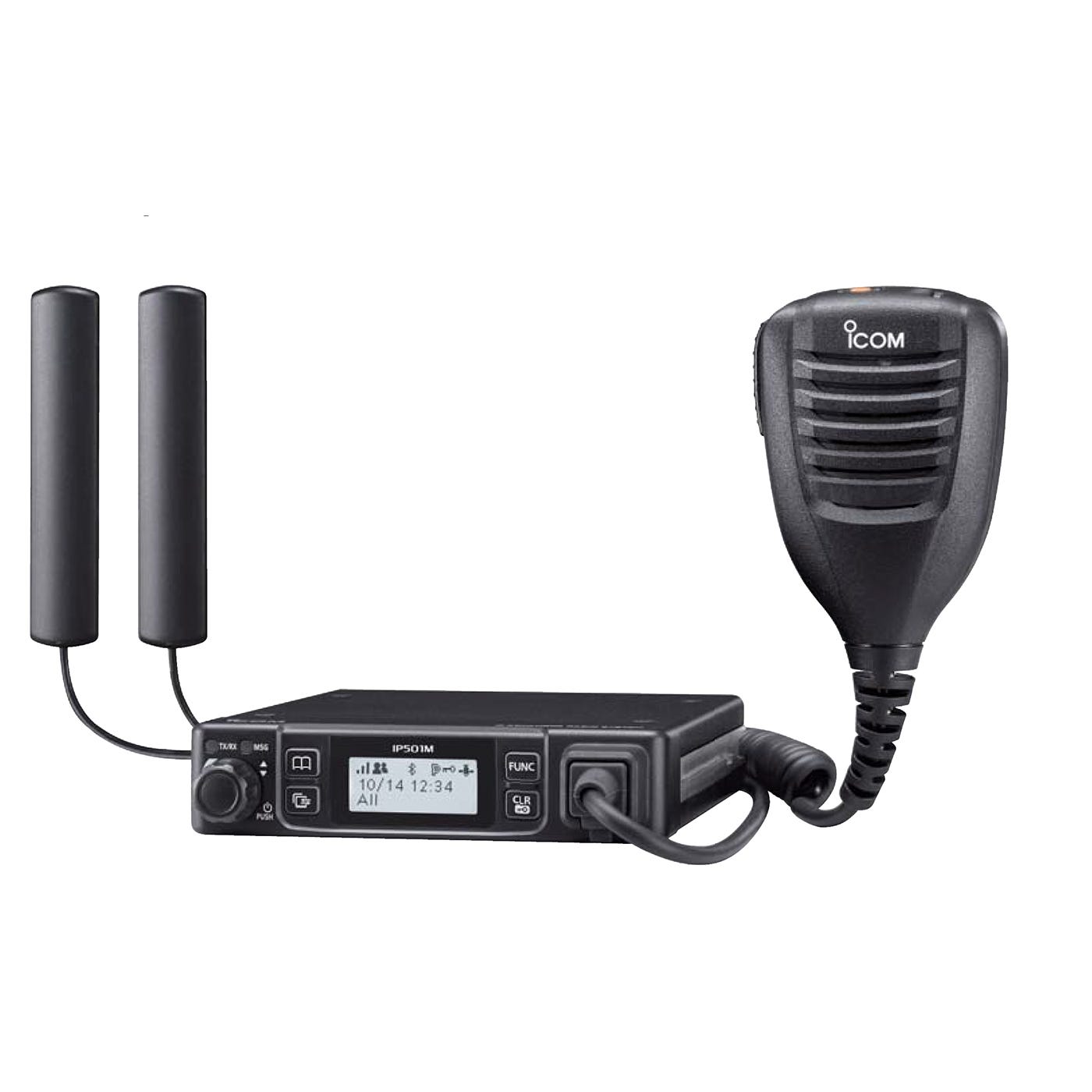 Icom IP501M Fast LTE-radio inkl. mik, LTE/GPS-antenn, DC-kabel