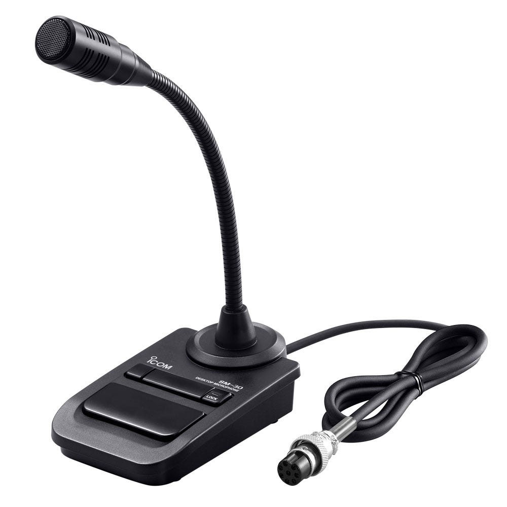 Icom SM-30 Bordsmikrofon för HF-Radios