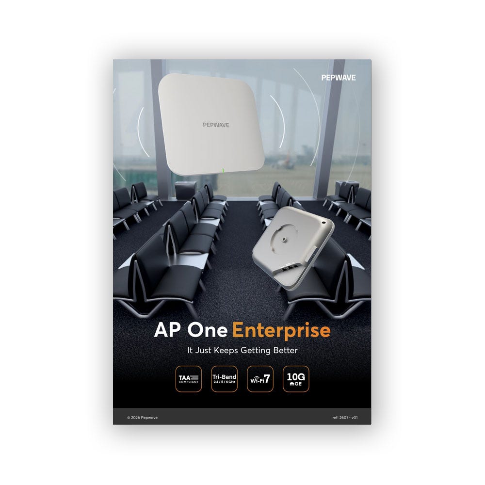 Peplink AP One Enterprise Produktblad 