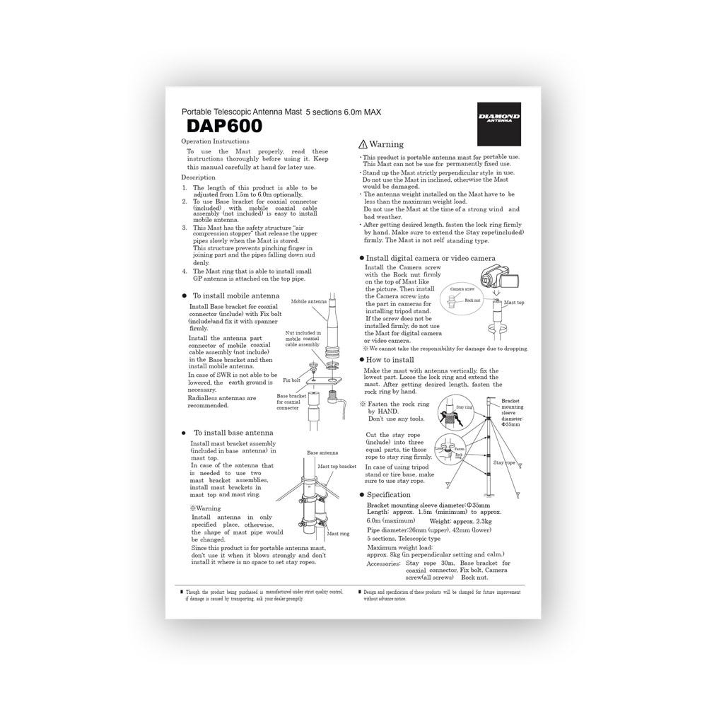 DAP600 Manual