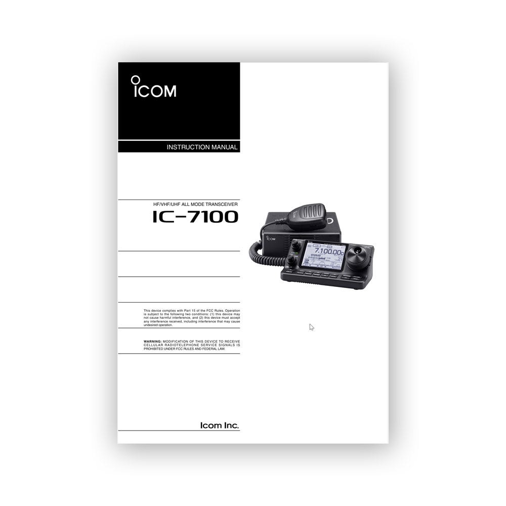 Icom IC-7100 Manual