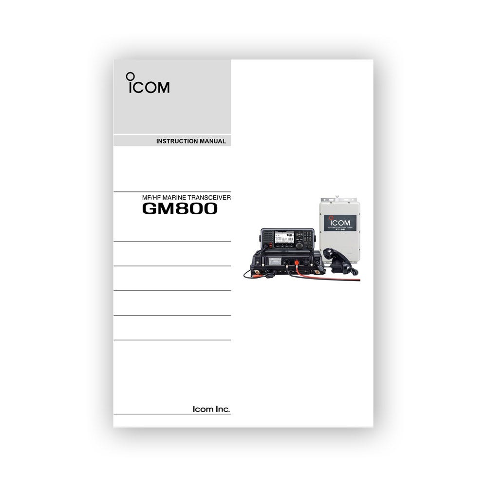 Icom GM800 Manual