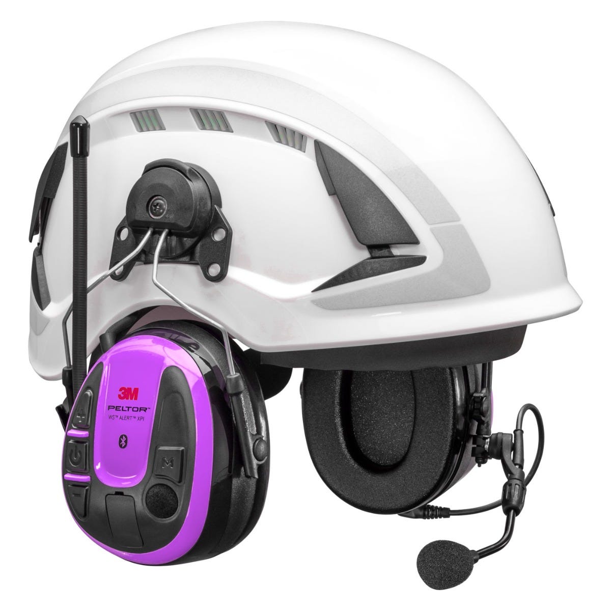 3M PELTOR WS ALERT XPI+, Hjälmfäste