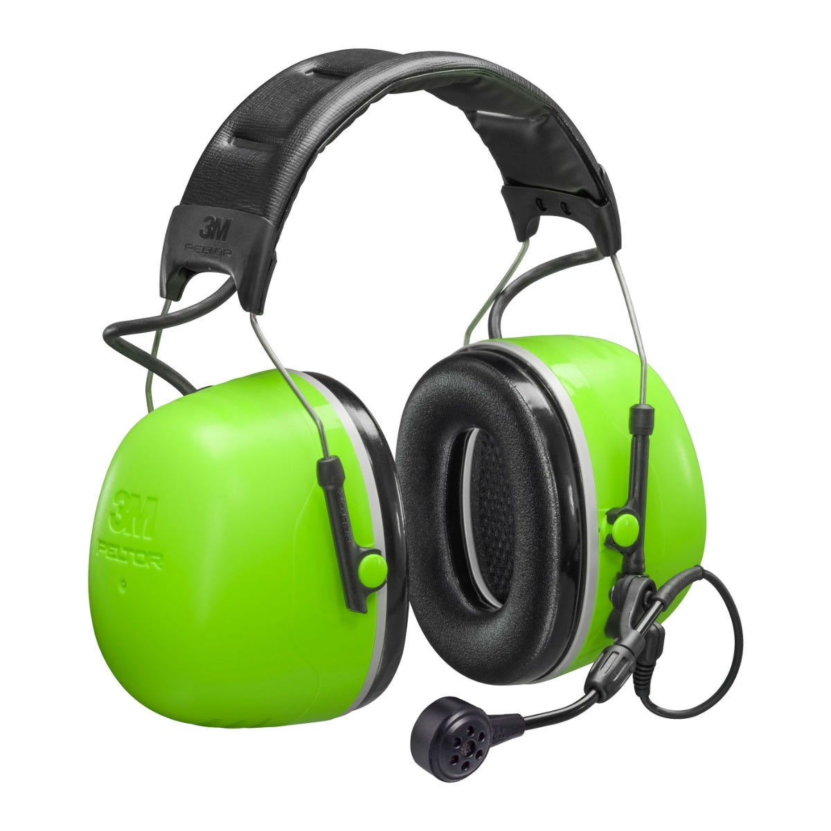 3M PELTOR CH-5 Headset med hög dämpning, Hjässbygel, Hi-Viz