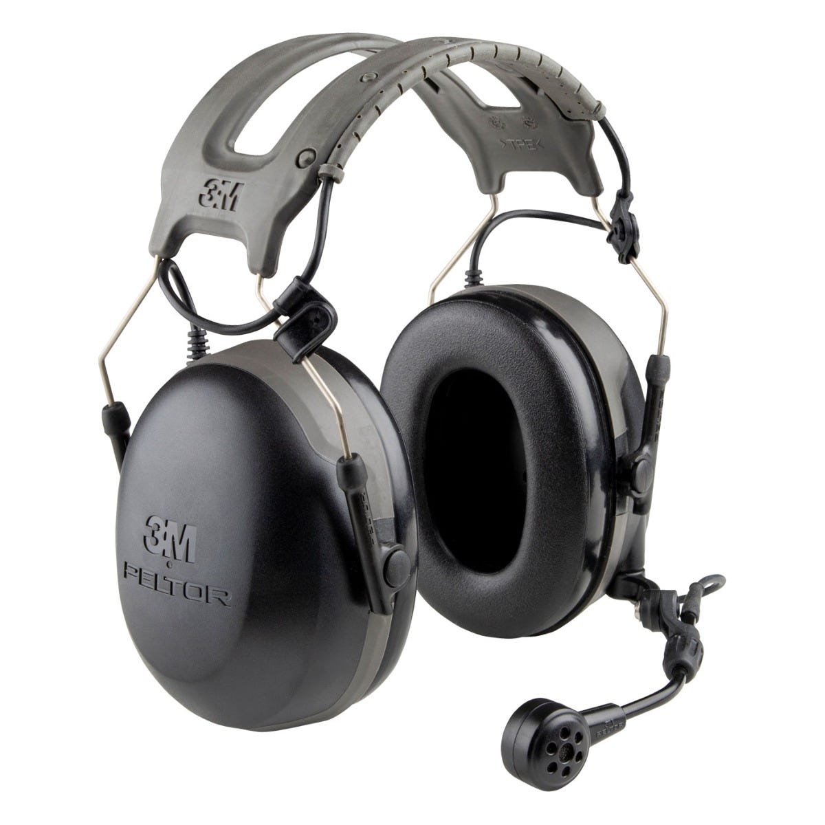 3M PELTOR CH-3 FLX2 Headset med PTT, Hjässbygel, Svart