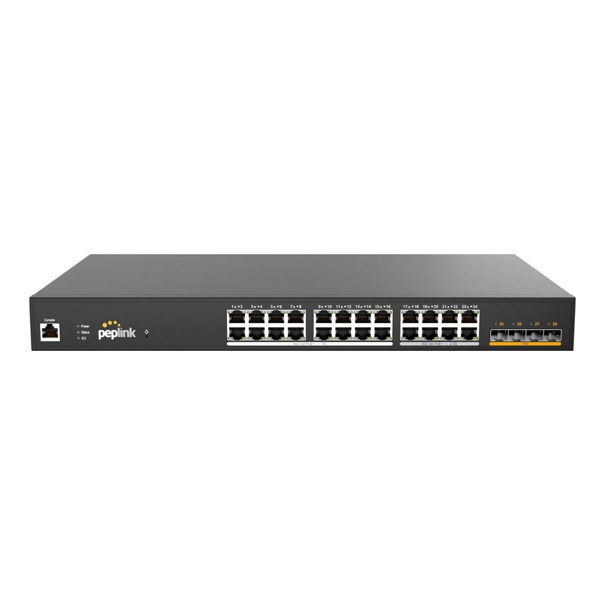 Peplink Switch 24-Port PoE 2,5G 410W