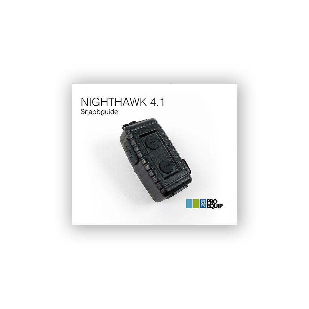 ProEquip Nighthawk 4.1 Snabbguide