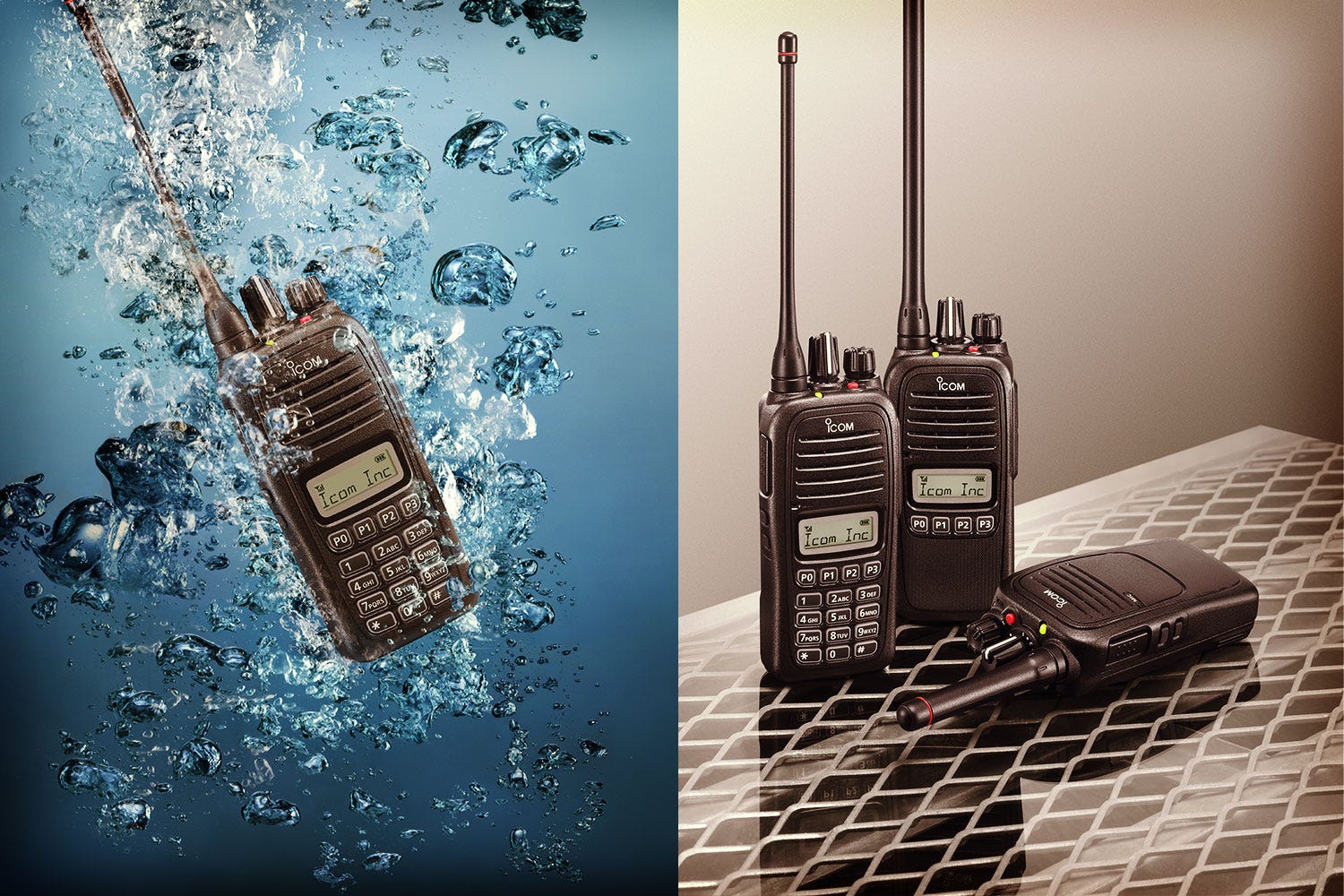 Icom F1000/F2000-serien, enkel, smart och liten!